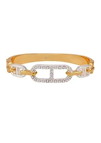Two Tone Side Hinge Bracelet