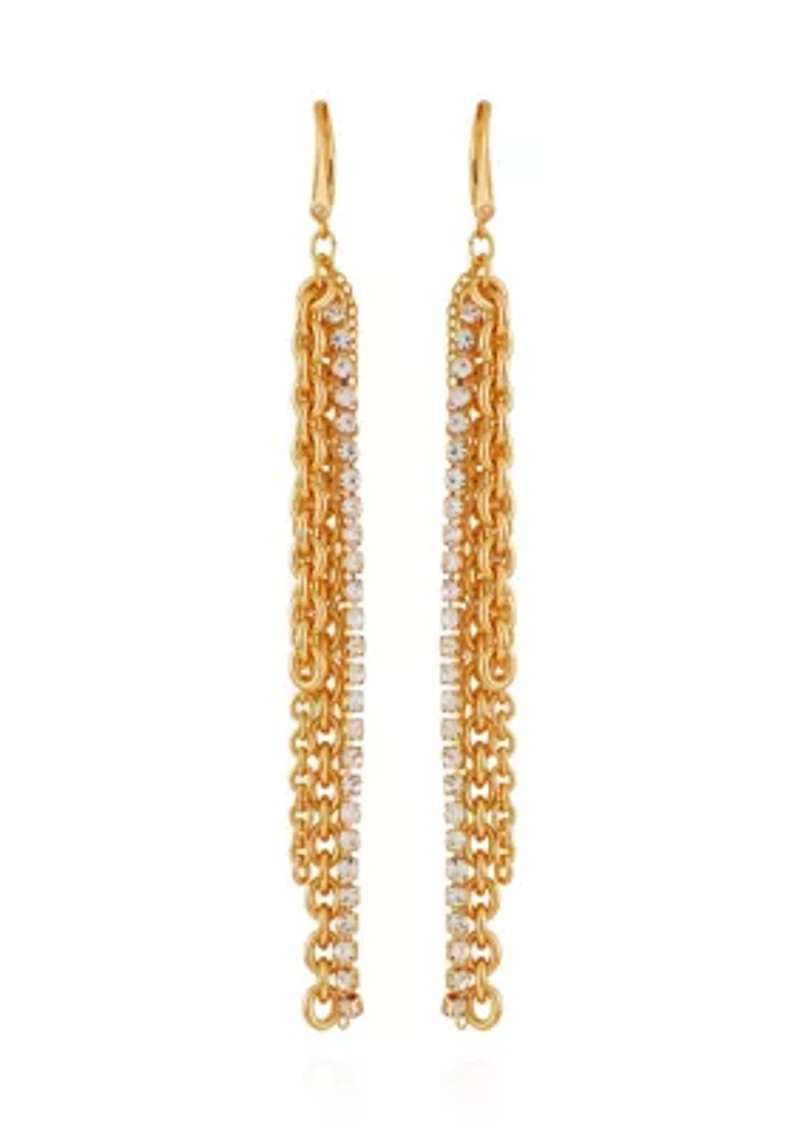 Linear Tassel Earrings