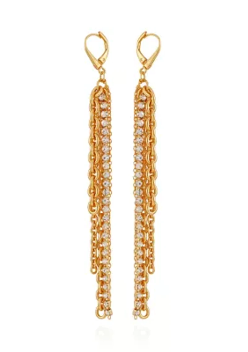 Linear Tassel Earrings