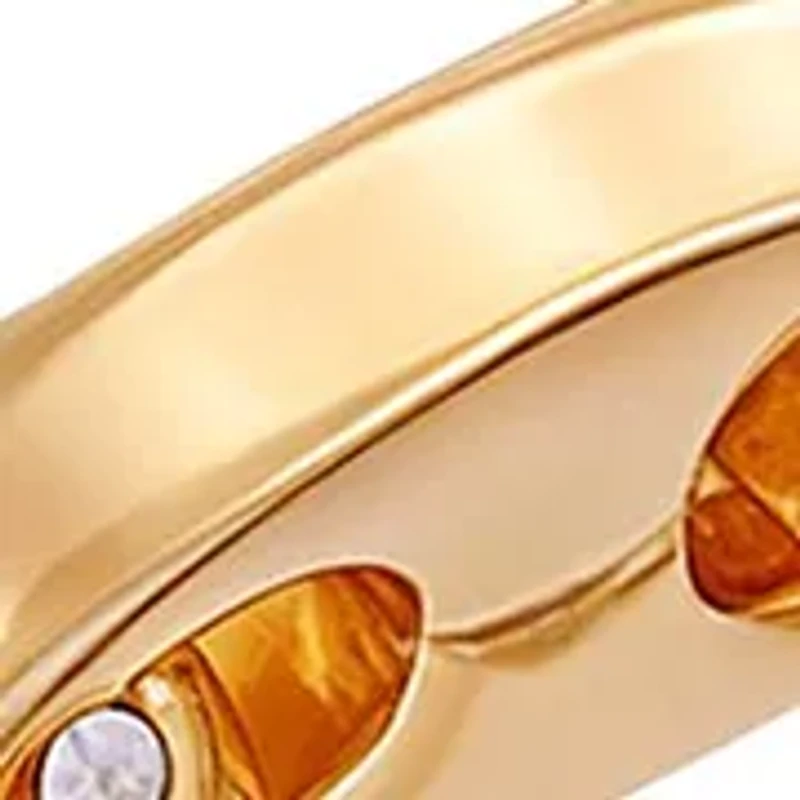 Gold Tone Line Bracelet