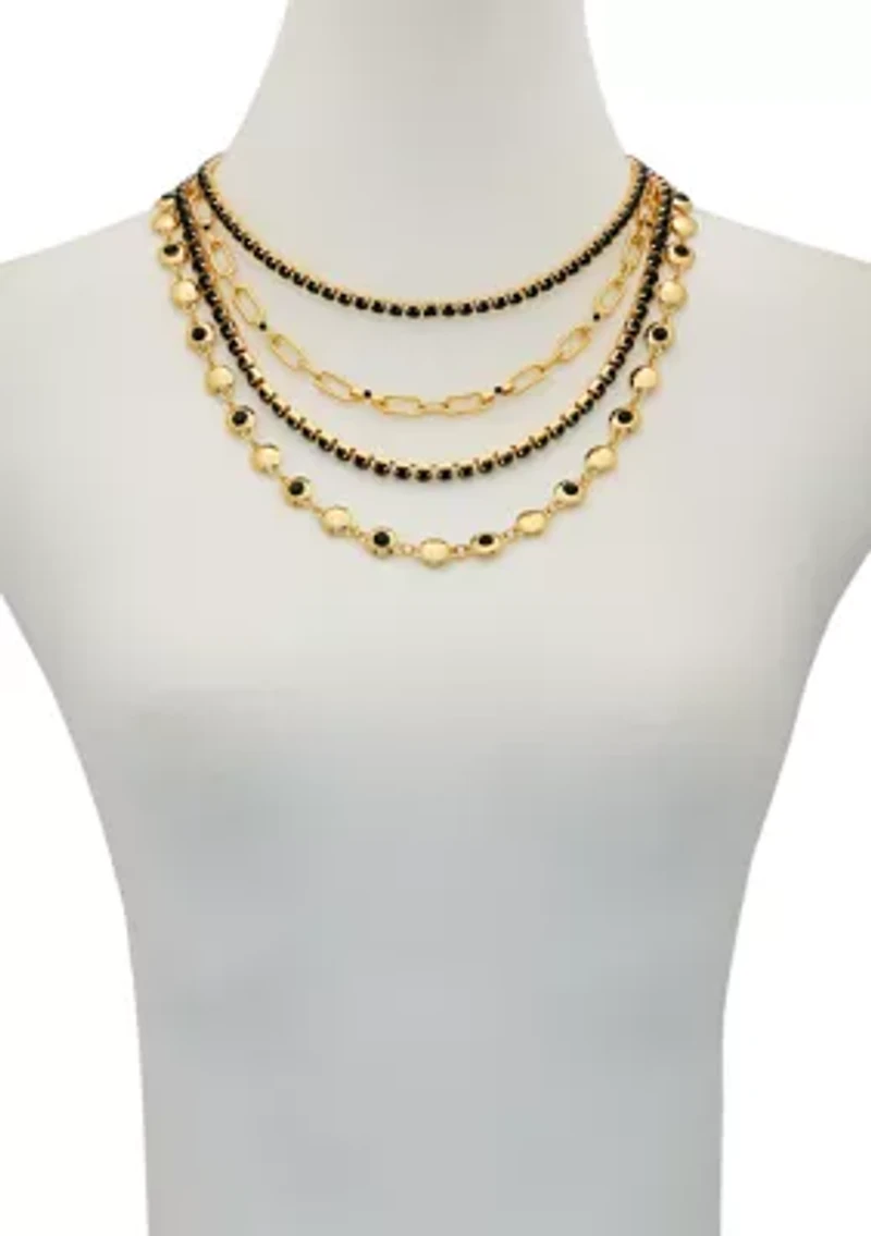 Multi-Row beaded Necklace