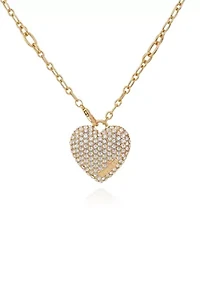 Heart Pendant Wrap Necklace