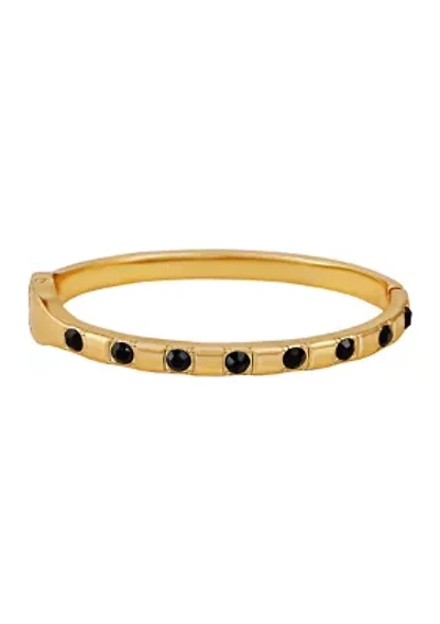 Rhinestone Accented Bangle Bracelet