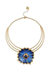 Gold-Tone Collar Pendant Necklace