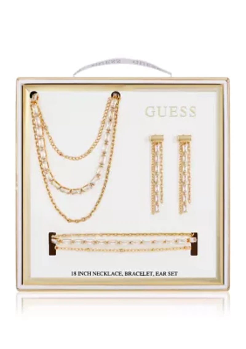 Gold Crystal Multi-Chain Boxed Set 