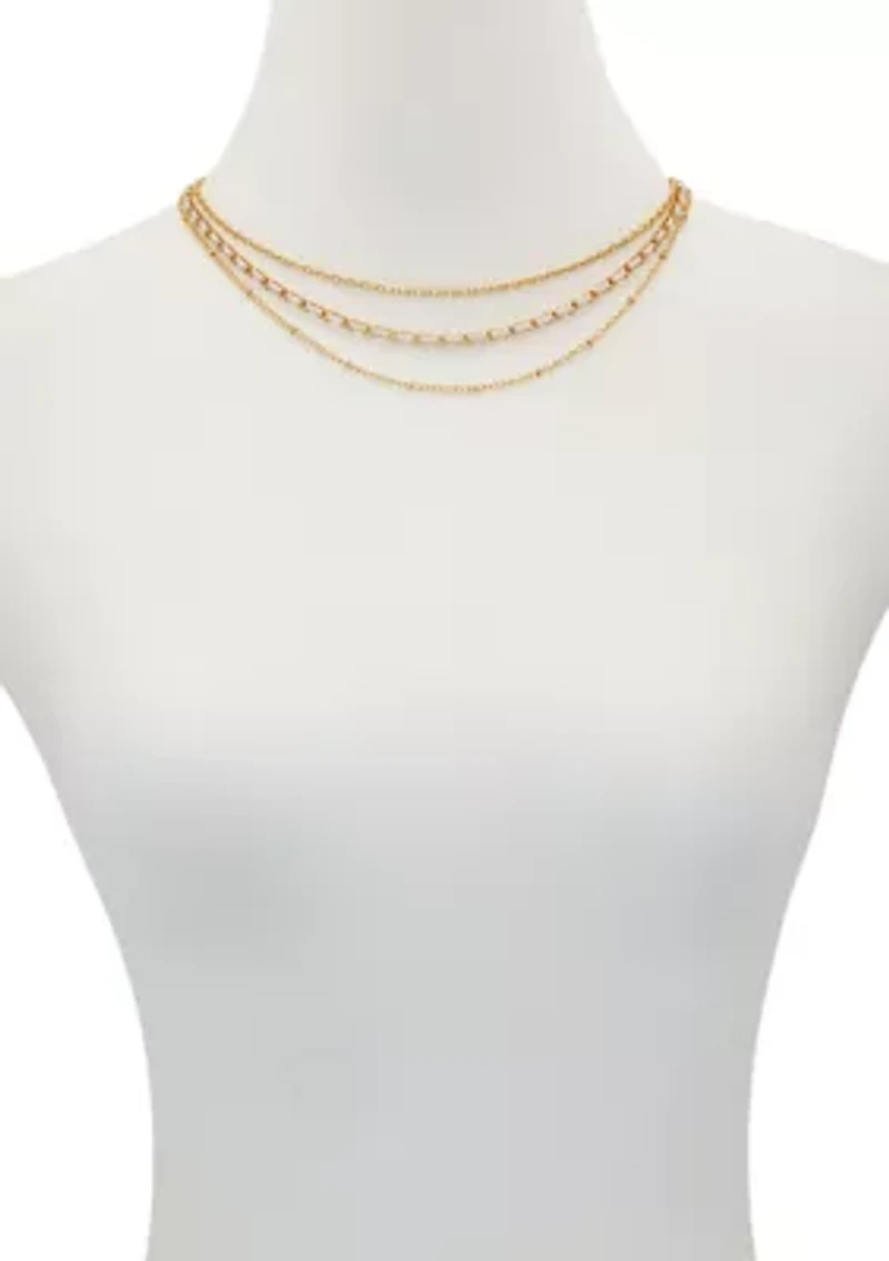 Gold Crystal Multi-Chain Boxed Set 