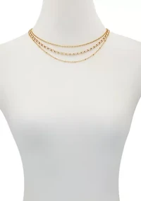 Gold Crystal Multi-Chain Boxed Set 