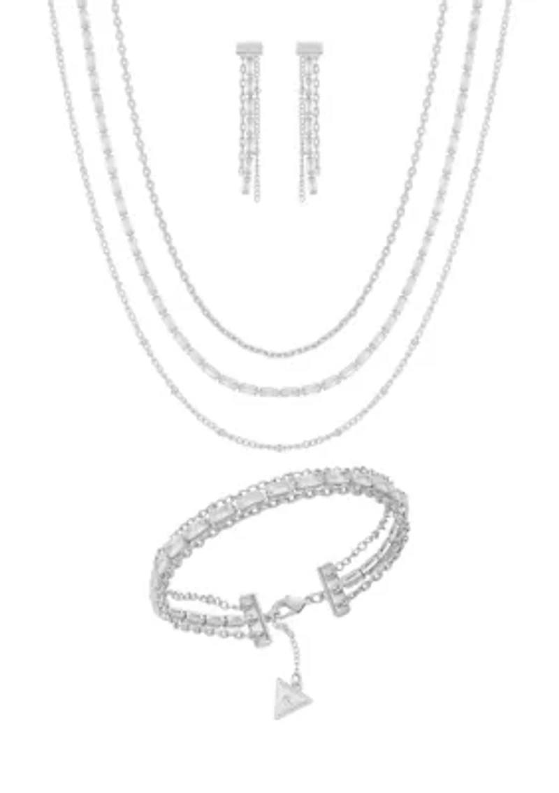 Silver Multi-Chain Boxed Set