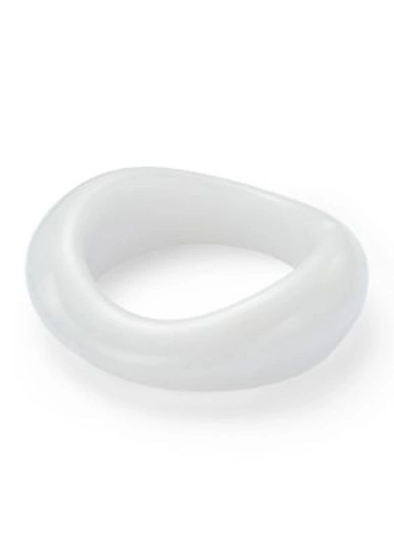 White Bangle Bracelet