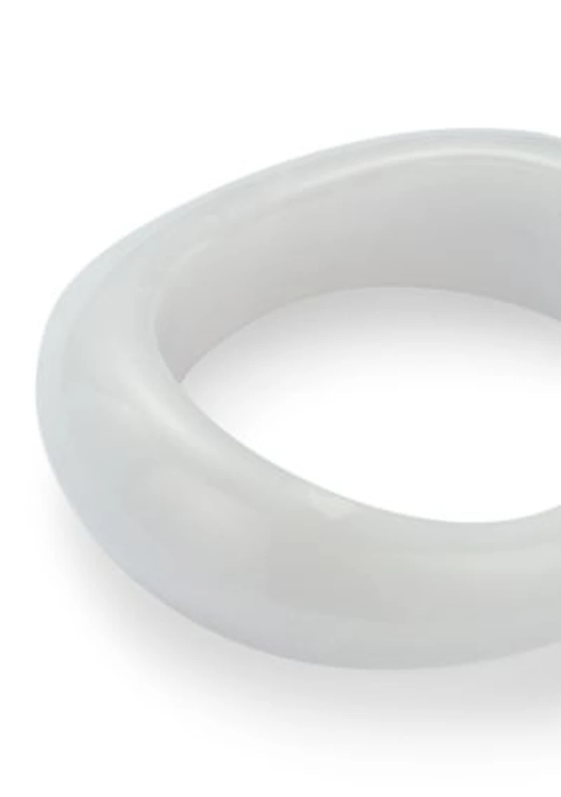 White Bangle Bracelet