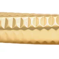 Textured Thin Gold Tone Bangle Bracelet