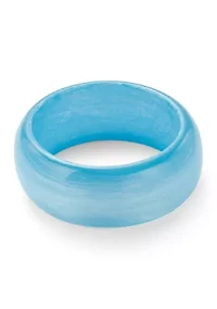 Light Blue Lucite Bangle Bracelet