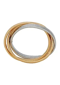 Two-Tone Stretch Bracelet