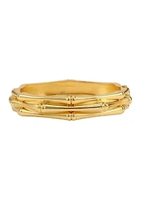 Bamboo Hinge Bangle Bracelet
