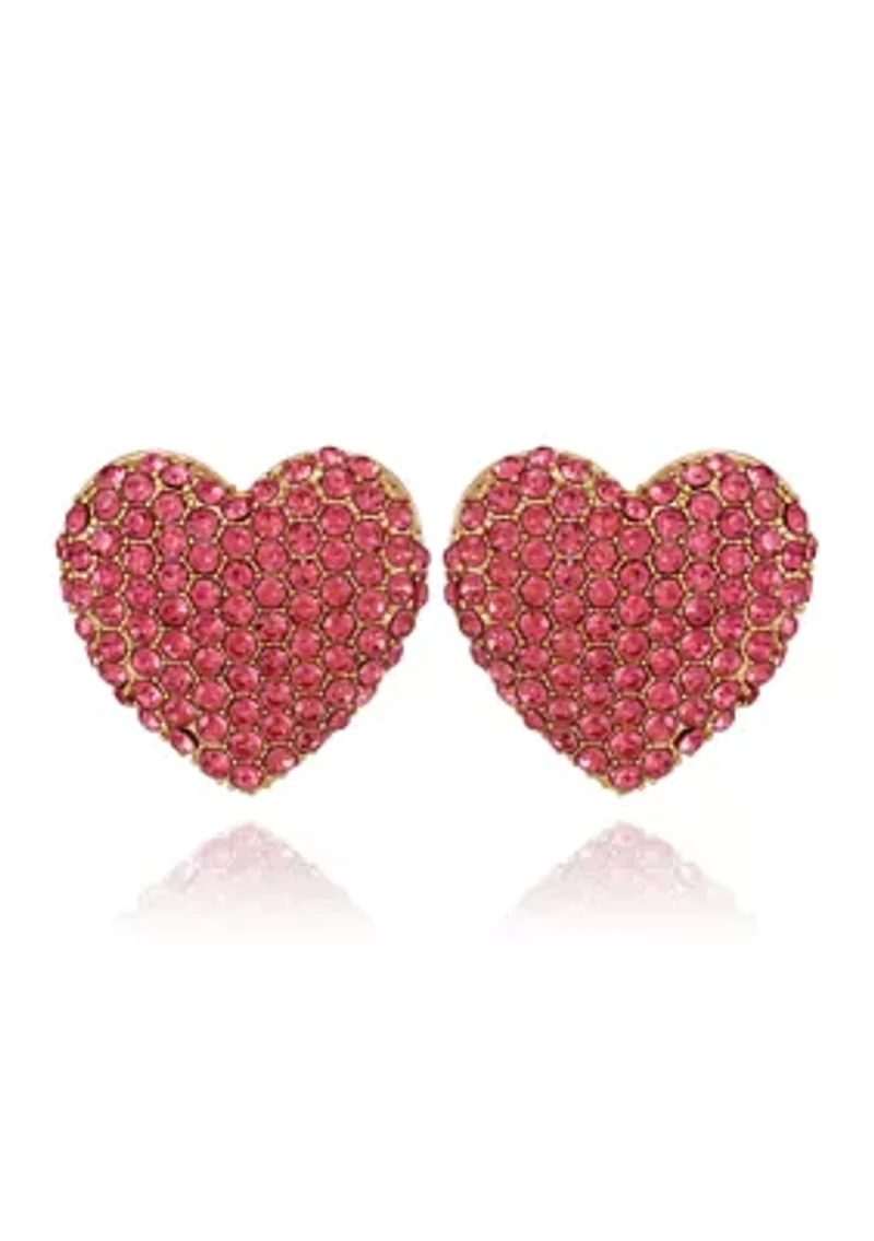 Heart Stud Earrings
