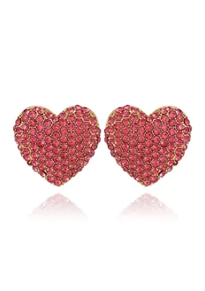  Heart Stud Earrings
