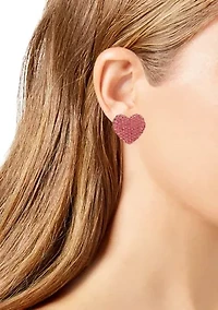  Heart Stud Earrings