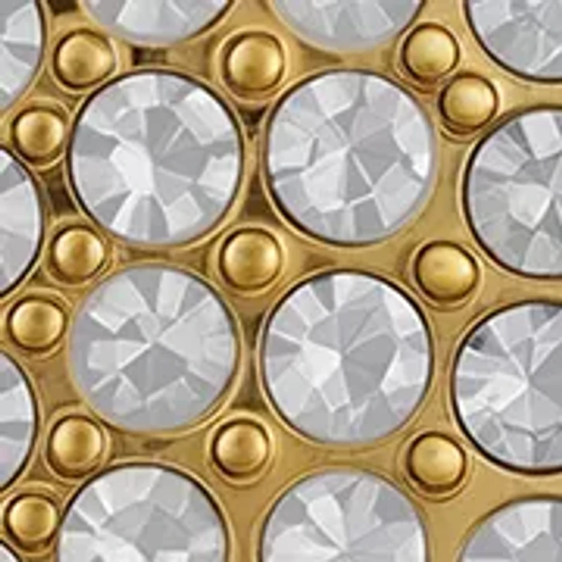 Gold Tone Double Heart Drop Earrings