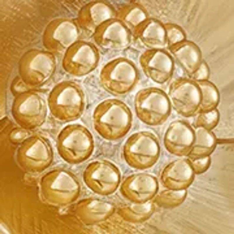 Floral Hoop Earrings 