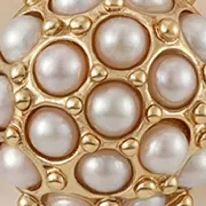 Daisy Pearl Drop Earrings 