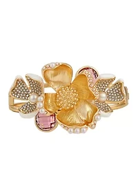 Floral Statement Bracelet