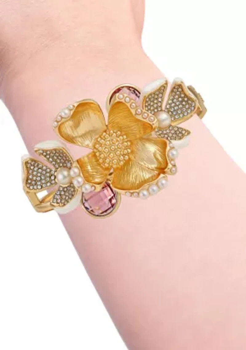 Floral Statement Bracelet