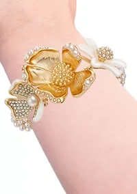 Floral Charm Bracelet