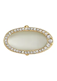 Stone Crystal Pavé Statement Ring