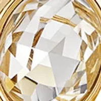 Floral Multi Stone Chandelier Earrings