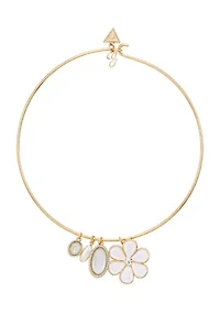 Floral Charm choker Necklace
