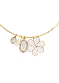 Floral Charm choker Necklace