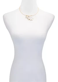 Floral Charm choker Necklace