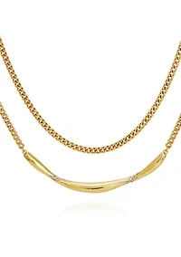 MULTI ROW COLLAR NECKLACE