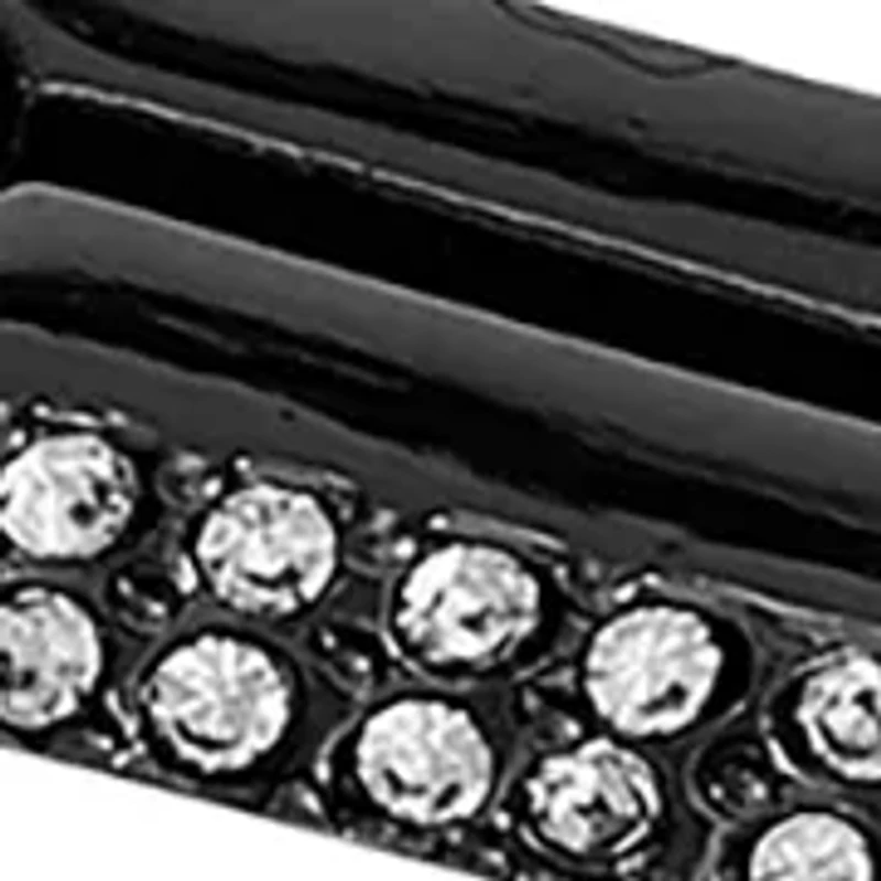 Hematite and Crystal Link Bracelet