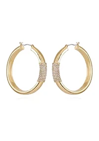 Crystal Hoop Earrings