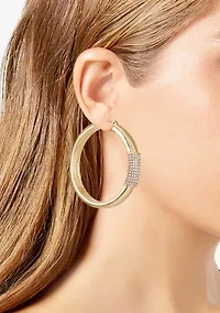 Crystal Hoop Earrings