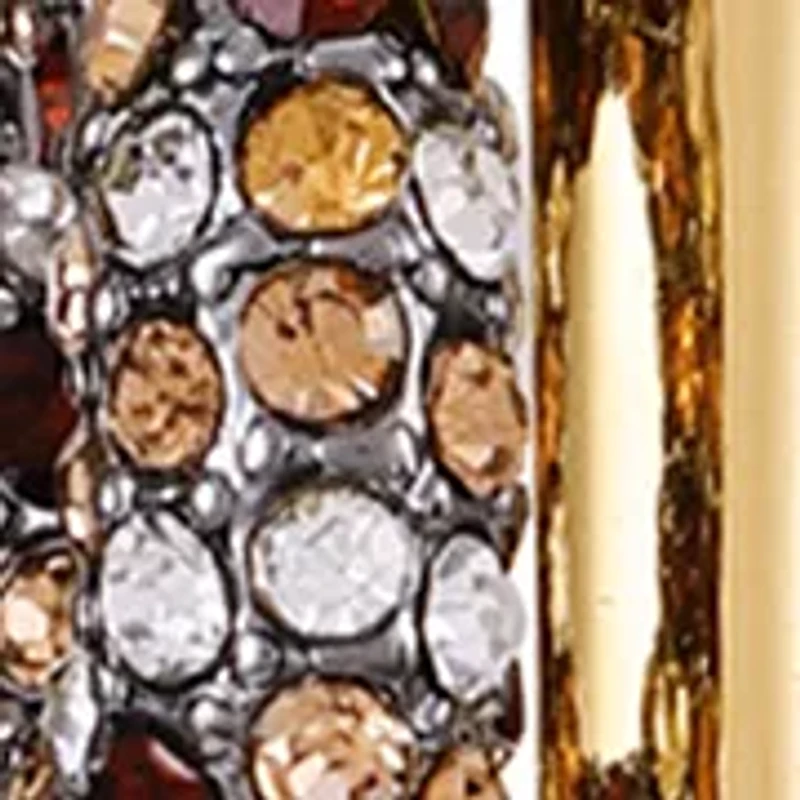 Two-Tone Linear Chain Earrings