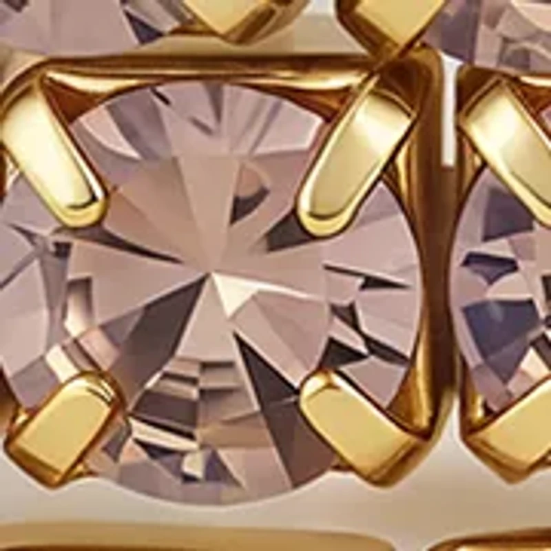 Cubic Zirconia Trio Stretch Bracelet Set