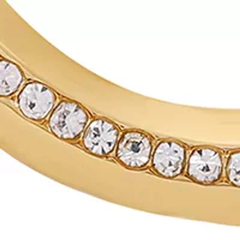 Gold Tone Hoop Earrings