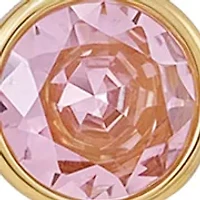 Gold Plated Cubic Zirconia Linear Earrings 