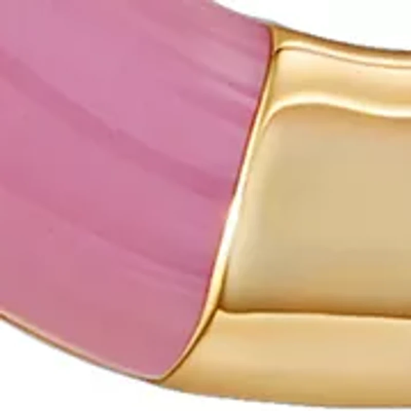 Gold-Tone Hoop Earrings