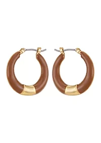 Gold-Tone Hoop Earrings