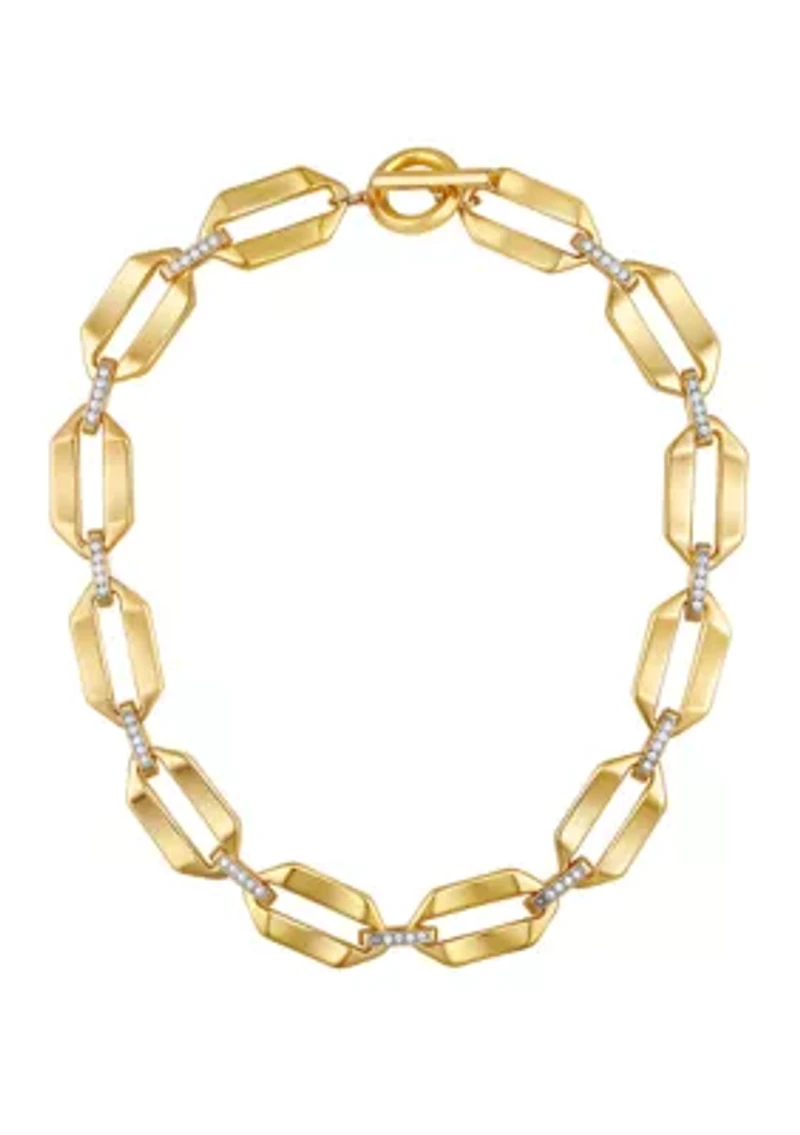 Pavé Link Chain Necklace
