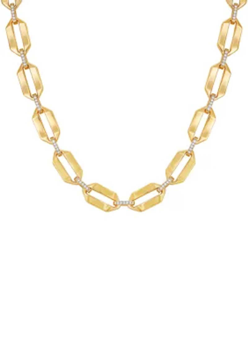 Pavé Link Chain Necklace