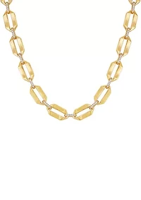  Pavé Link Chain Necklace