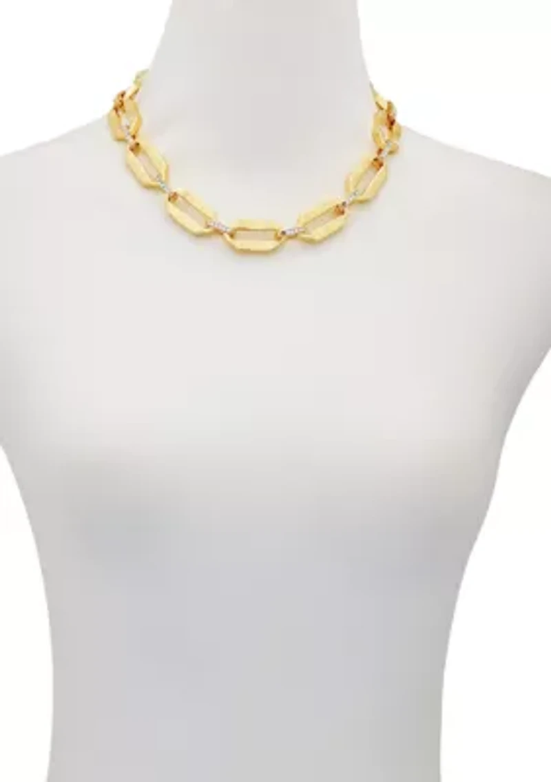 Pavé Link Chain Necklace