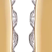 Pavé Channel Hoop Earrings