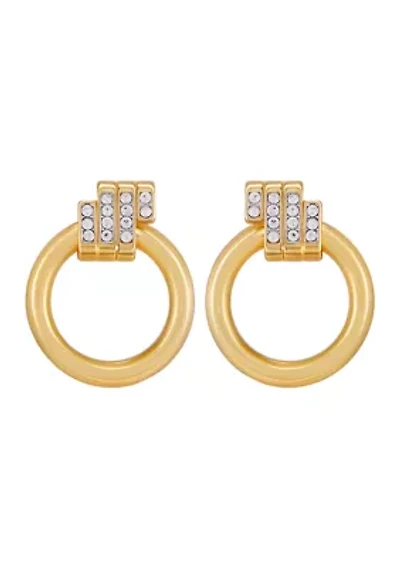 Pavé Knocker Earrings