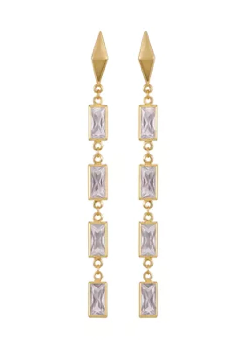 Crystal Linear Earrings