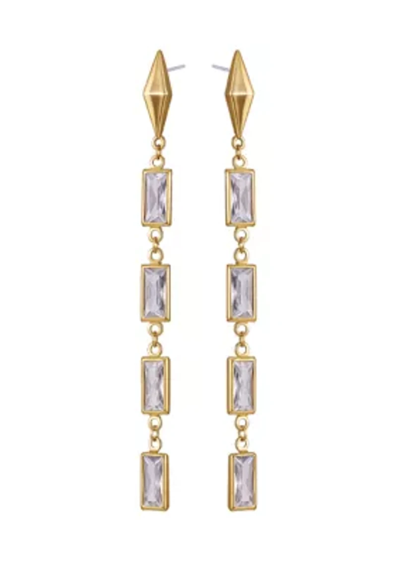 Crystal Linear Earrings